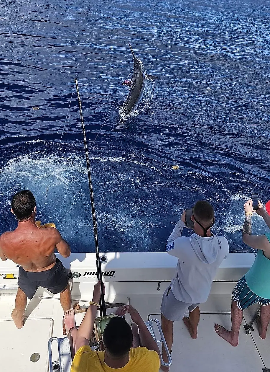 Fully equipped sport fishing boat features aboard a private charter from Marina Pez Vela, Quepos